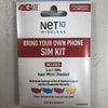 Net10 Bring Your Own Phone SIM Activation Kit 