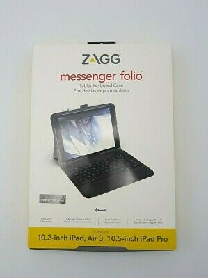 ZAGG Apple iPad 10.2-inch Keyboard Messenger Folio 