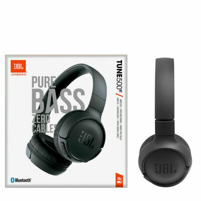 JBL Tune 500 Wireless On-Ear HeadPhonenes - Black 