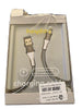 Heyday USB-C to USB-A Braided Cable 4ft - Black/White/Gunmetal 