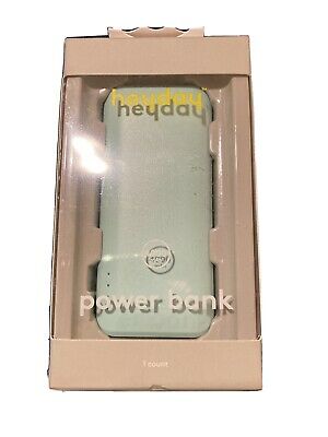 Heyday 4000mAh Power Bank - Light Teal 