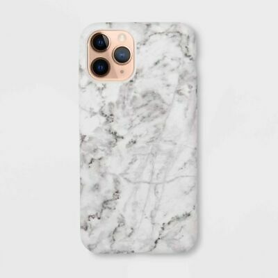 Heyday iPhone XS Max , 11 Pro Max Case Gray White Marble Design