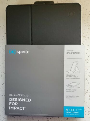 Speck Balance Folio Protective Case for iPad 10.2 - Black