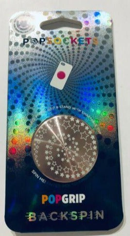 PopSockets PopGrip Cell Phone Grip & Stand - Backspin Alum Starry Eye