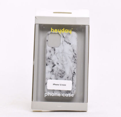 Heyday Apple iPhone 12 Mini Case - White Marble