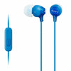 Sony MDREX15LP Earbuds with Mic - Blue