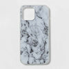 heyday Apple iPhone 12/iPhone 12 Pro Antimicrobial Case (White Marble)