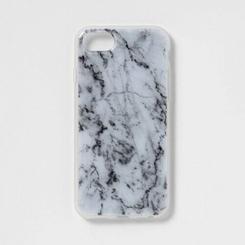 heyday Apple iPhone SE (3rd/2nd generation)/8/7 Case (White Marble)