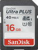 SanDisk Ultra 16GB SDHC Class 10 UHS-1 Memory Card - Speed up to 48 MB/s