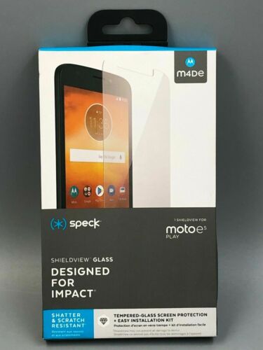 Speck Shield View Glass Screen Protector for Moto E5 Play