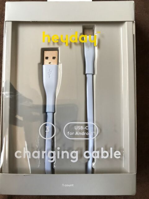 heyday™ 3' Lightning to USB-A Flat Cable - Whimsical Blue