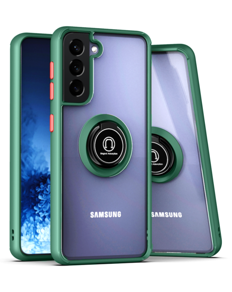 Galaxy S22 Plus Acrylic Dual Layer Transparent Case - GREEN