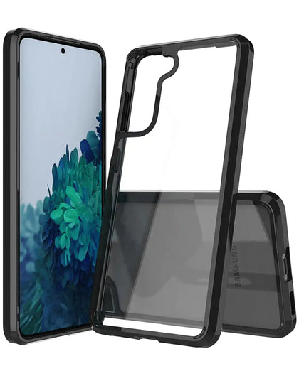 Galaxy S22 Plus Acrylic Dual Layer Transparent Case - BLACK