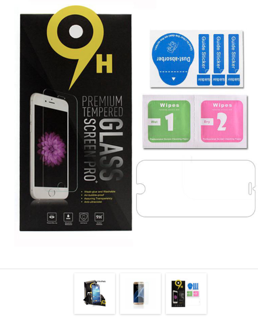 Galaxy S7 Clear Tempered Glass Screen Protector