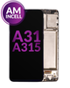 Galaxy A31 (A315/2020) LCD Assembly w/Frame (BLACK) (Aftermarket INCELL)