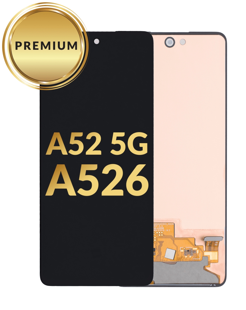 Galaxy A52 4G (A525 / 2021) / A52 5G (A526 / 2021) / A52s 5G (A528 / 2021) OLED Assembly (BLACK) (Premium / Refurbished)