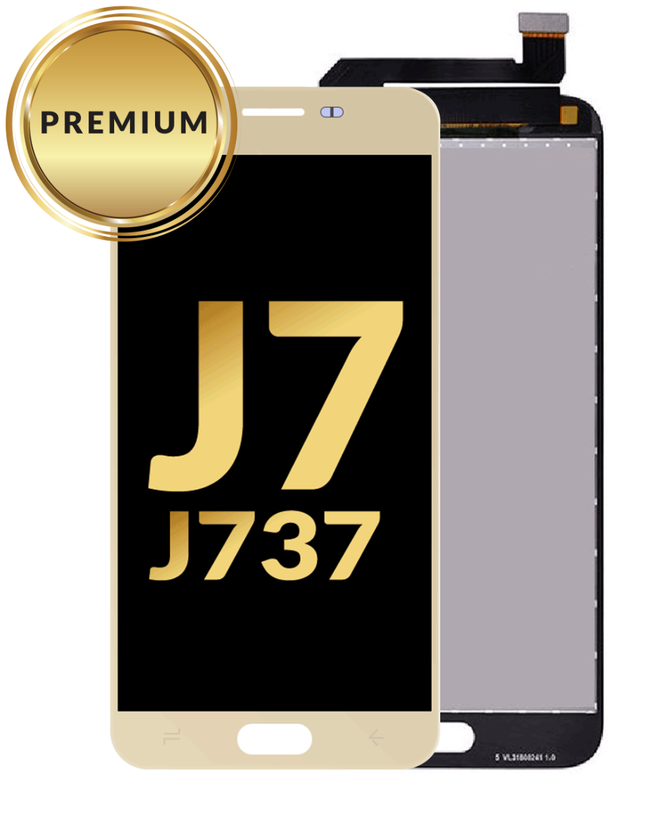 Galaxy J7 (J737/2018) LCD Assembly (GOLD) (Premium/Refurbished)