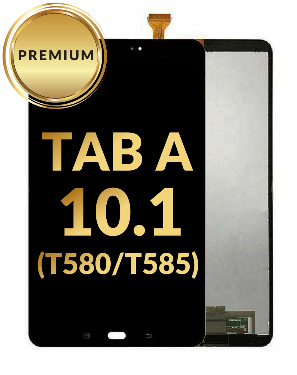 Galaxy Tab A 10.1 (T580/T585) LCD Assembly (BLACK) (Premium/Refurbished)